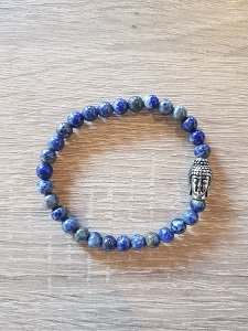 Dames armband Lapis Lazuli met Boeddha kraal